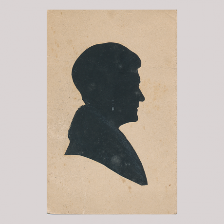 
        Front of silhouette, Woman looking to the right