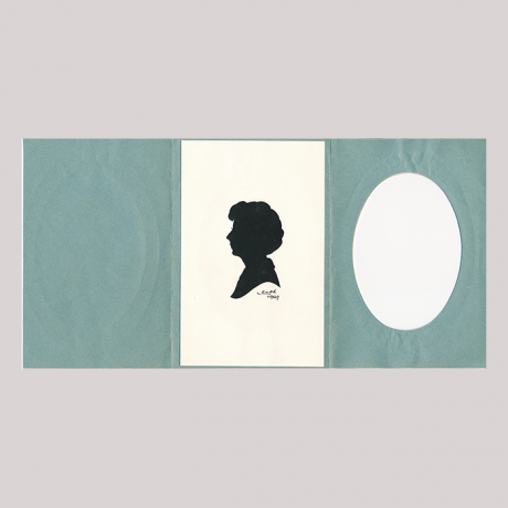 
        Front of silhouette, Woman looking to the left