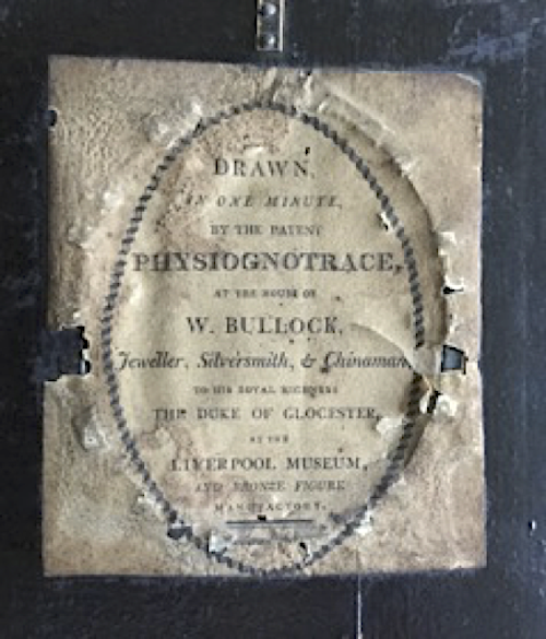 Image showing one of Allport's four trade labels.  Private Collection